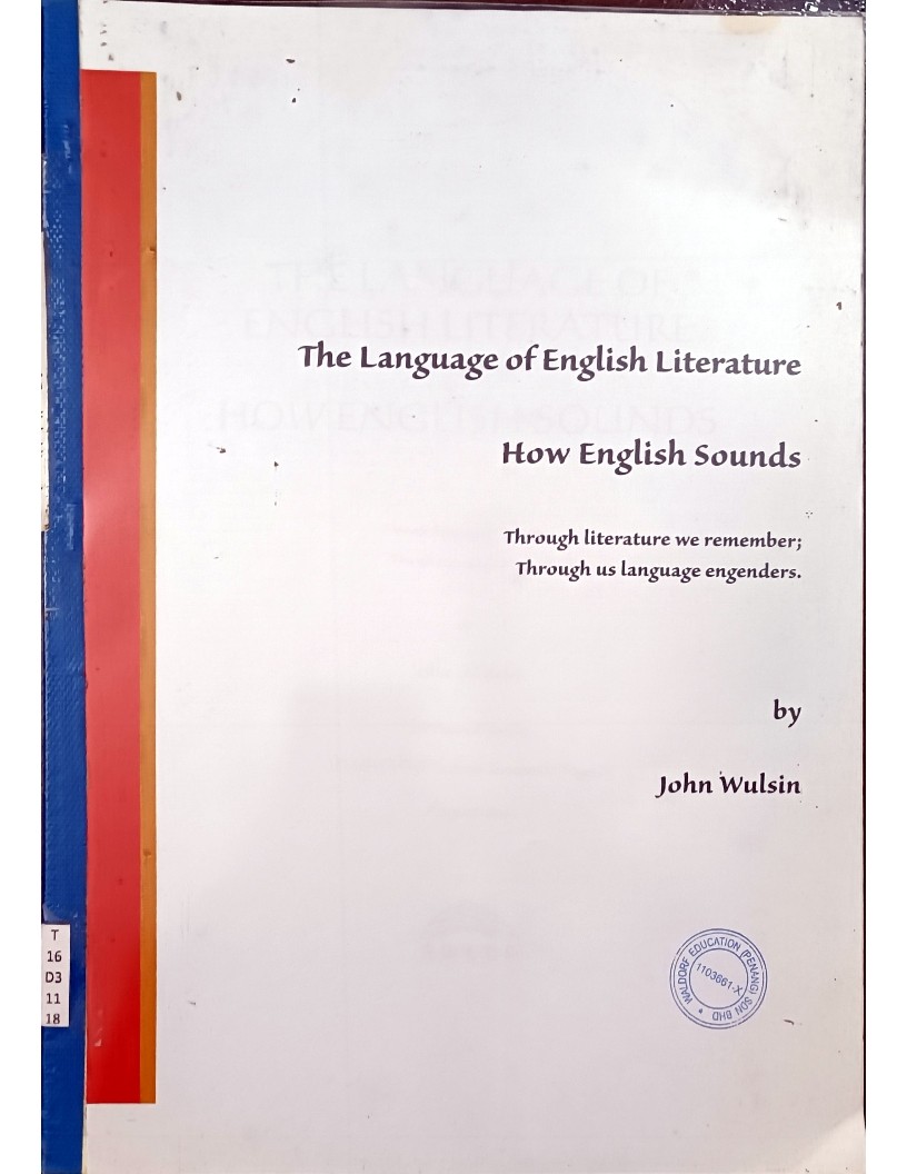The Language of English Literature - How English Sounds