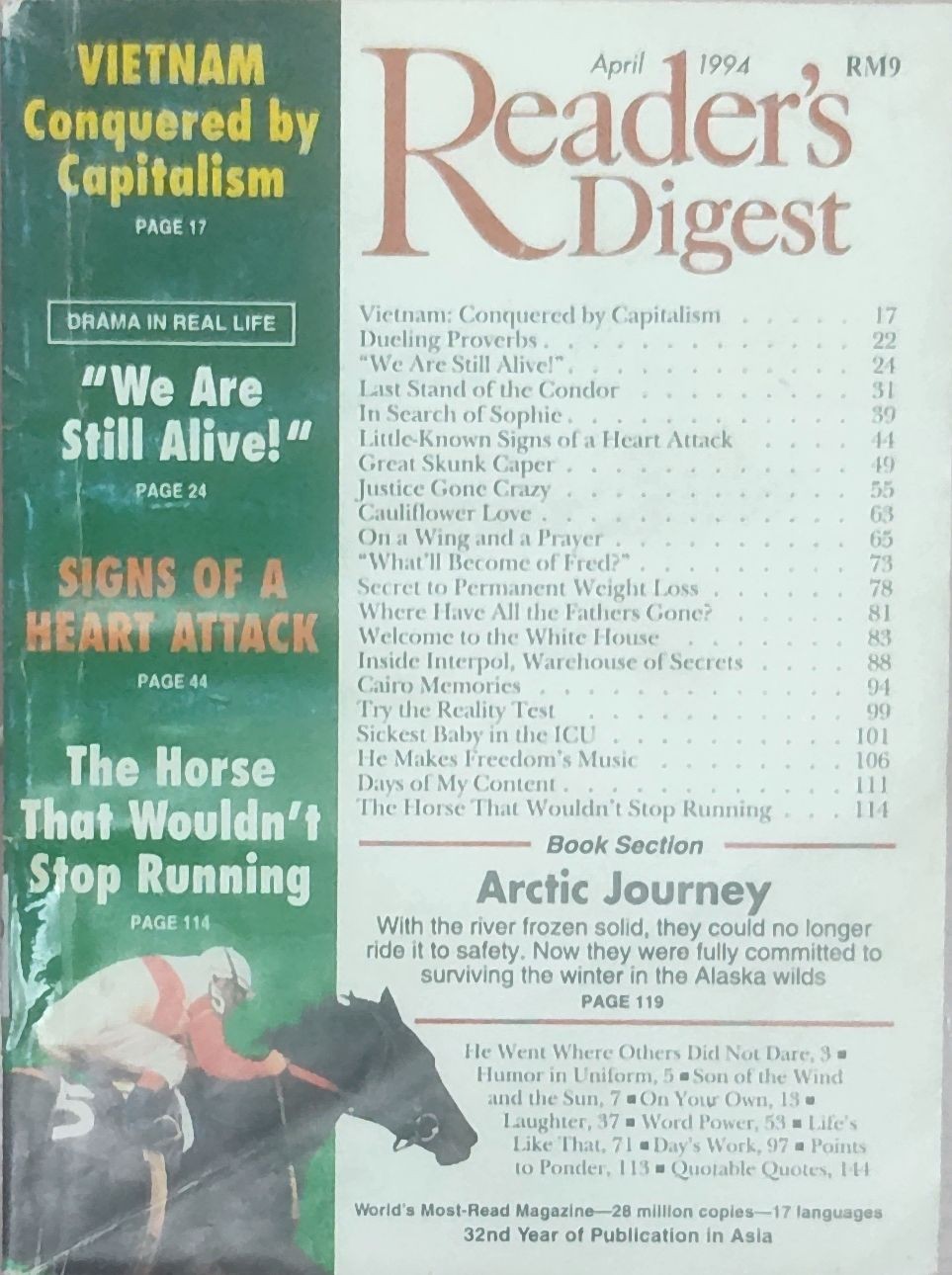 Reader's Digest April 1994