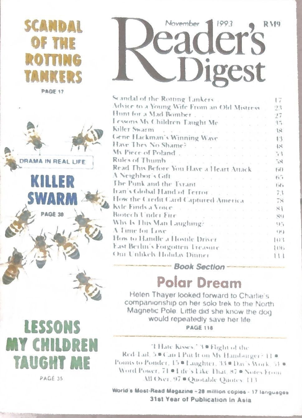 Reader's Digest November 1993