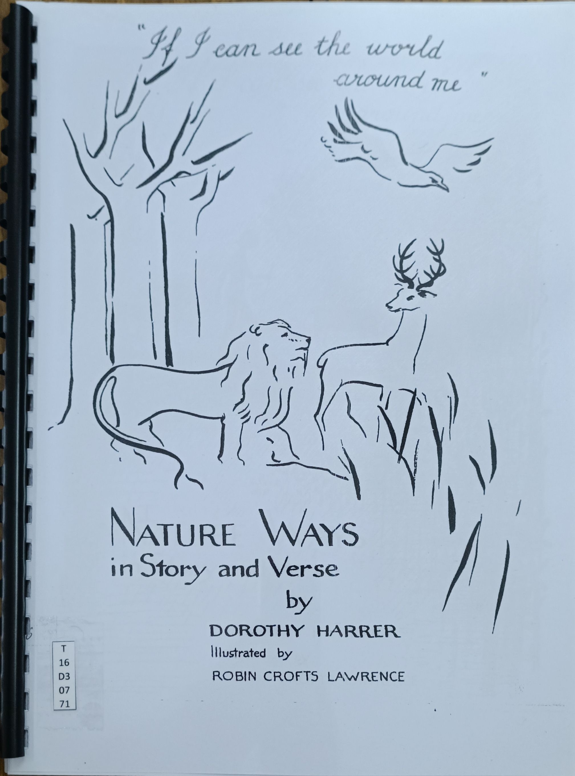 Nature Ways in Story and Verse