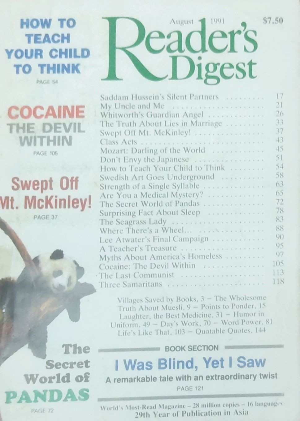 Reader's Digest August 1991