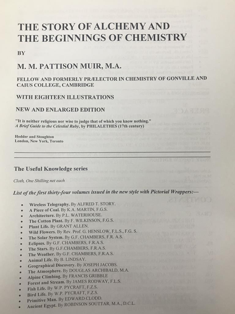 The Story Of Alchemy And The Beginnings Of Chemistry