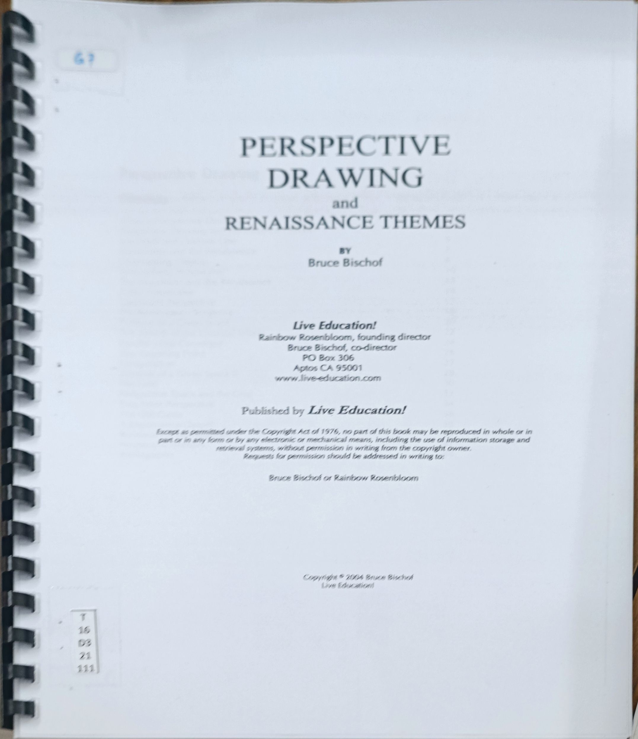 Perspective Drawing and Renaissance Themes