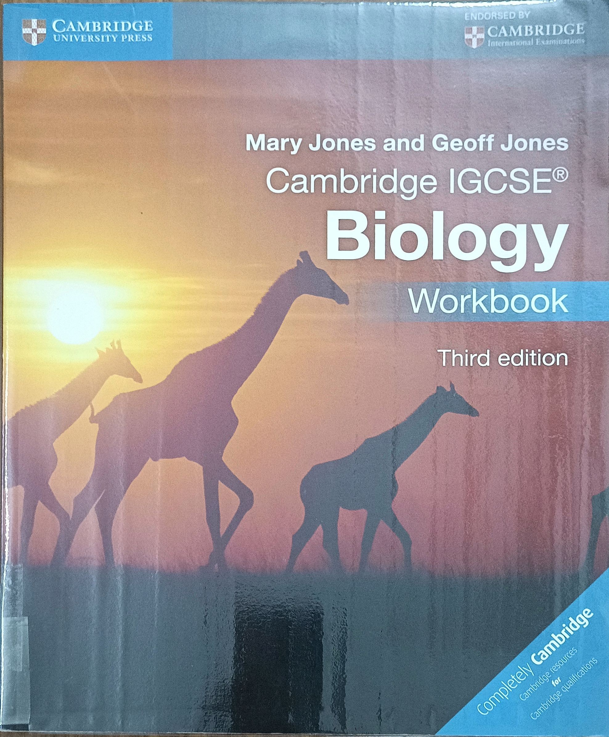 Cambridge IGCSE Biology Workbook (Third Edition)