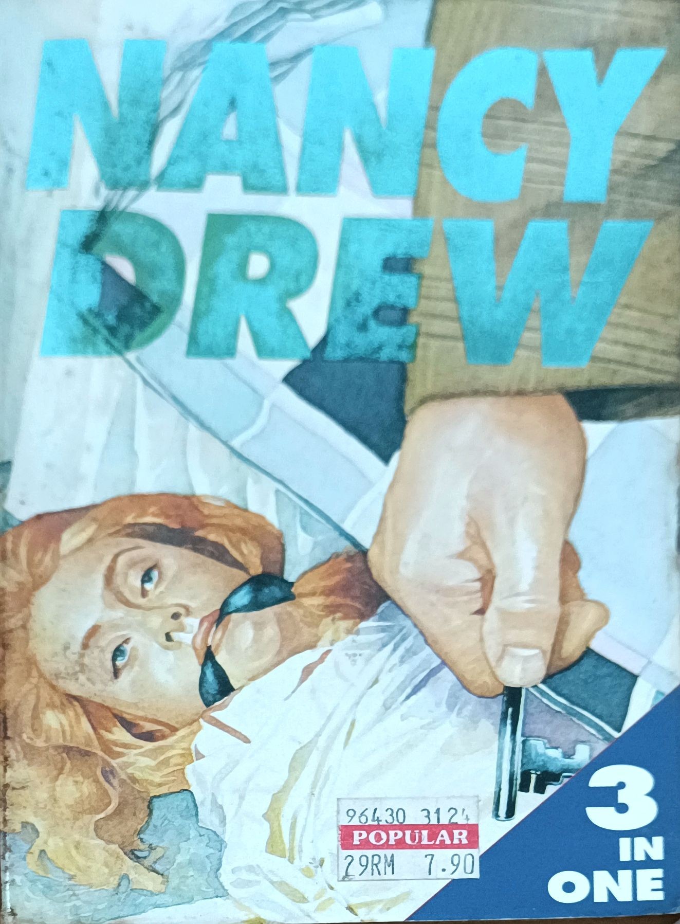 Three Great Nancy Drew Mysteries: The Clue Of The Black Keys/ The Clue Of The Leaning Chimney/ The Scarlet Slipper Mystery