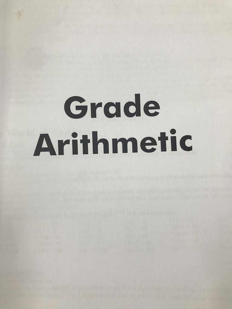 Grade Arithmetic