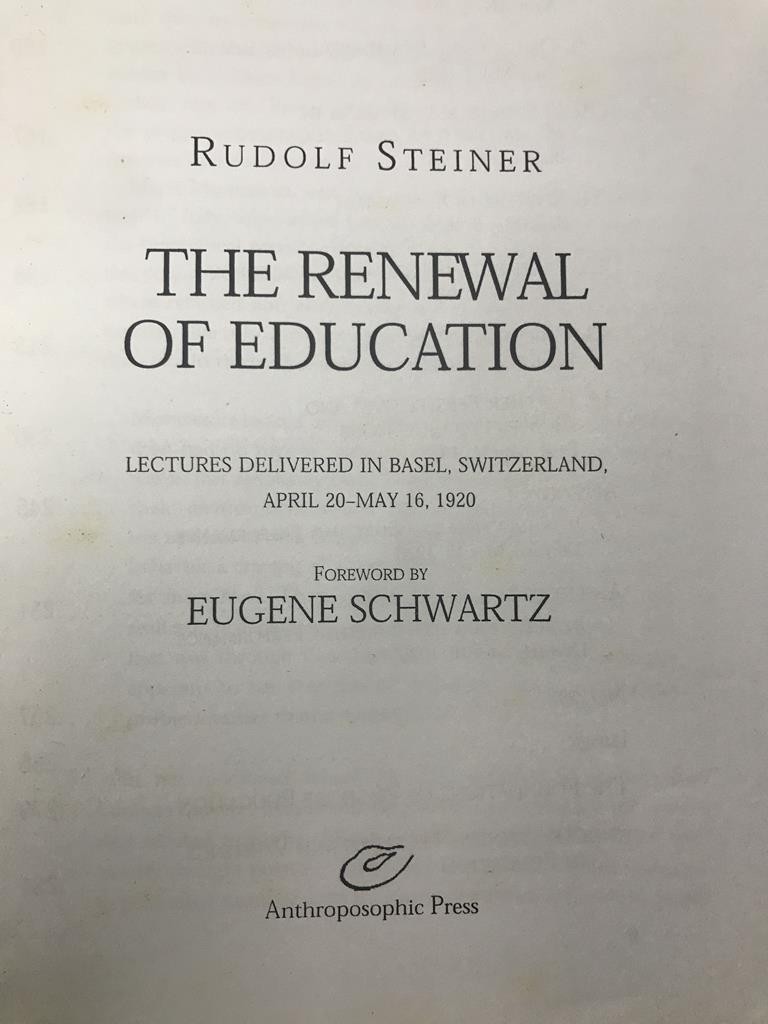The Renewal Of Education